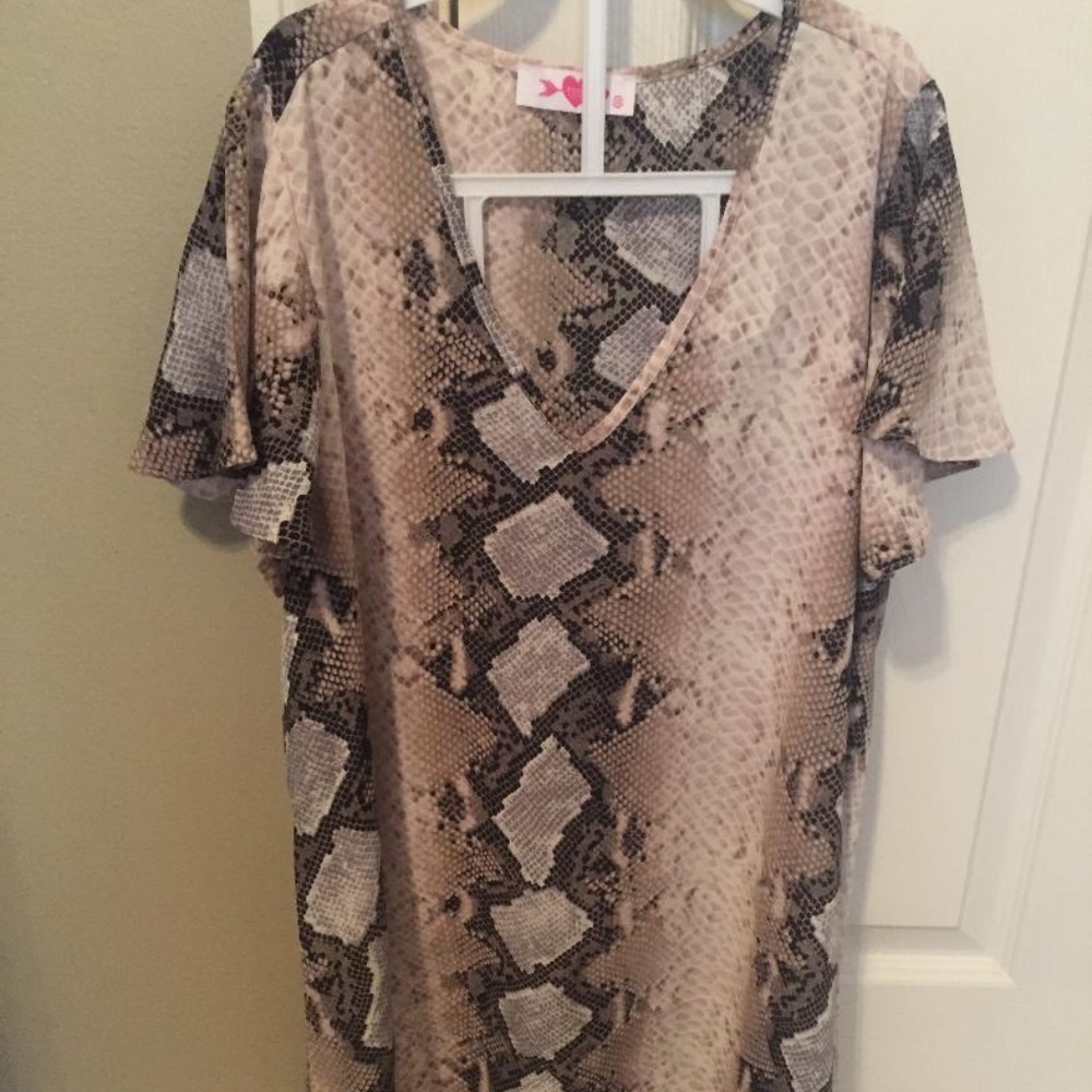 Buddylove snakeskin top